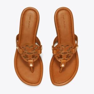 Tory Burch Brown Leather Sandals